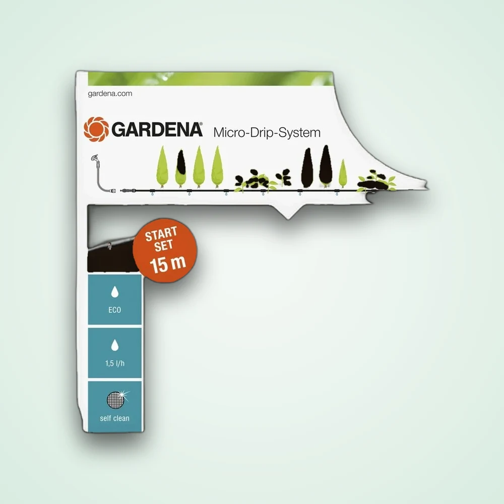 Produktfoto: Gardena Micro-Drip Start-Set Pflanzreihen S
