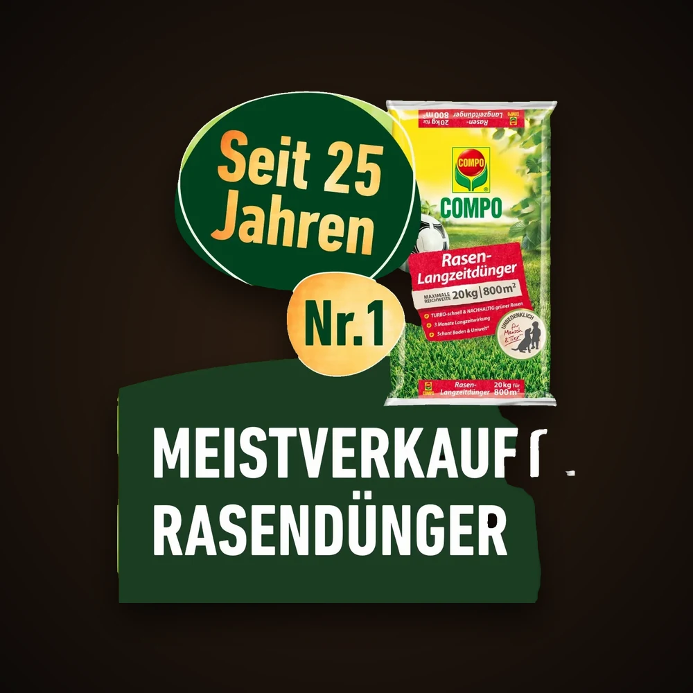 Produktfoto: COMPO Rasen-Langzeitdünger 20 kg