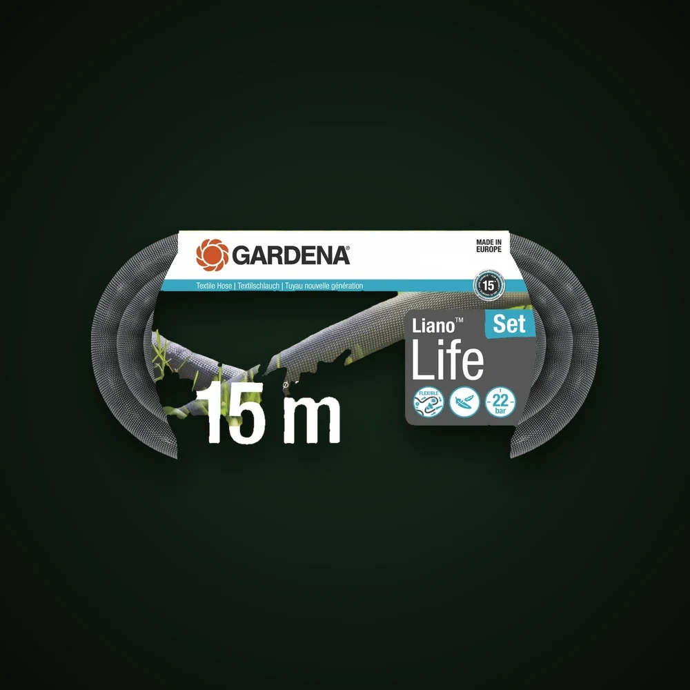 Produktfoto: Gardena Liano Life Textilschlauch 15 m
